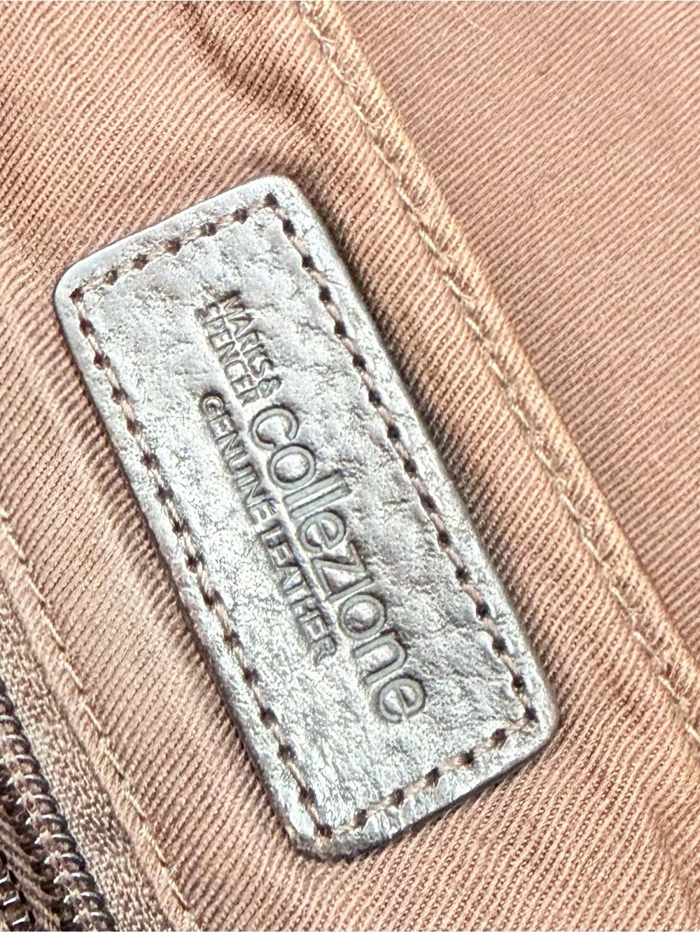 Marks & Spencer Brown Leather Messenger Bag - Classic Travel Crossbody - Picture 9 of 9